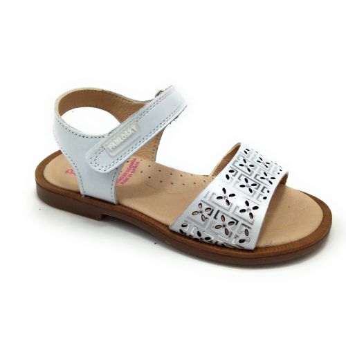 PABLOSKY 077708 sandalia blanco y plata