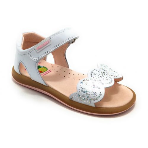 PABLOSKY 079200 sandalia niña blanco con plata