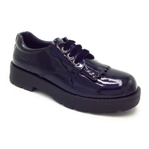 PABLOSKY 345929 zapato cordones charol azul marino