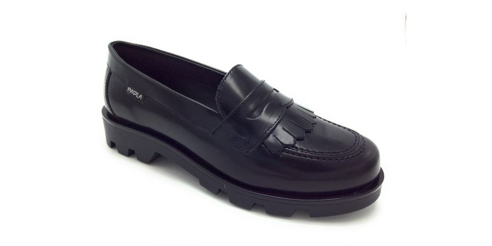 Pablosky 854113 negro colegial mocasín