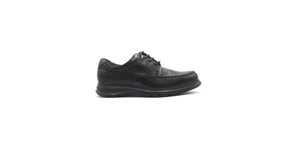 F0602 Fluchos zapatos cordones negro