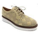 Pitillos 5730 crema zapato cordones