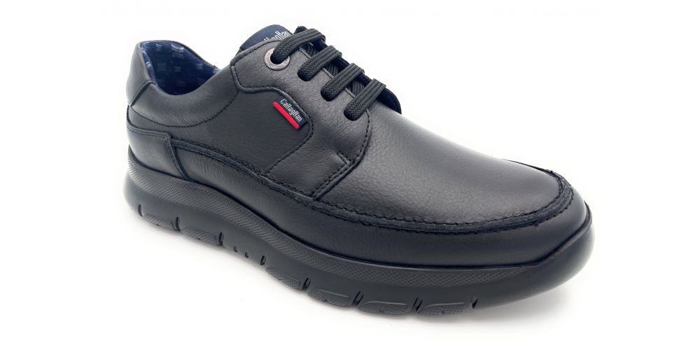 Callaghan 52000 zapato cordones negro