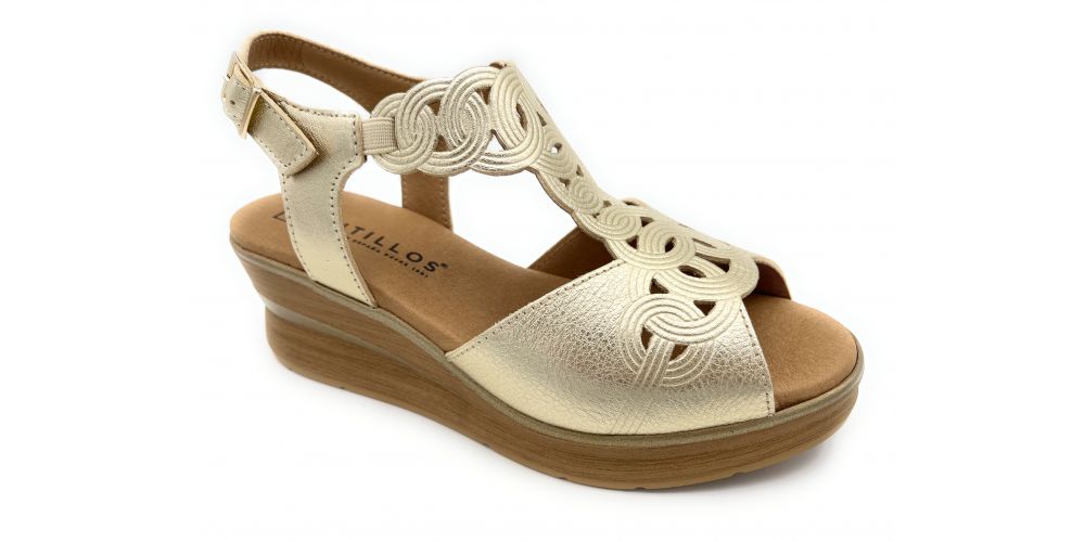 PITILLOS 10350 sandalia oro