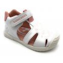 Biomecanics 252108 bota piel blanca flores