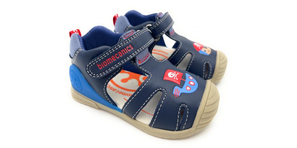 Biomecanics 252118 bota piel azul fantasía piratas