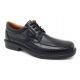 Luisetti 0105 zapatos cordones piel negra